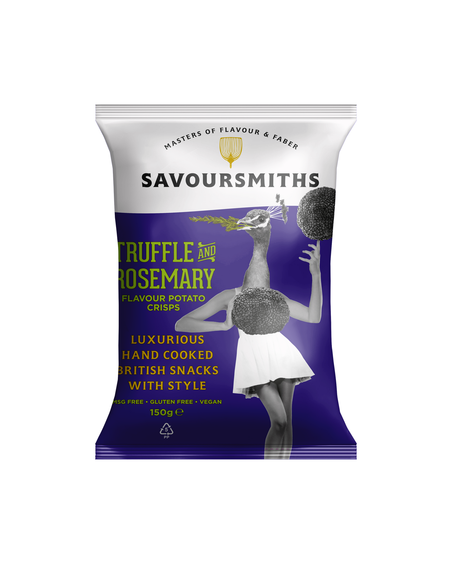 Savoursmiths Truffle and Rosemary Potato Crisps