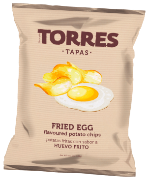 Torres - Potato Chips Fried Egg Flavor 125g