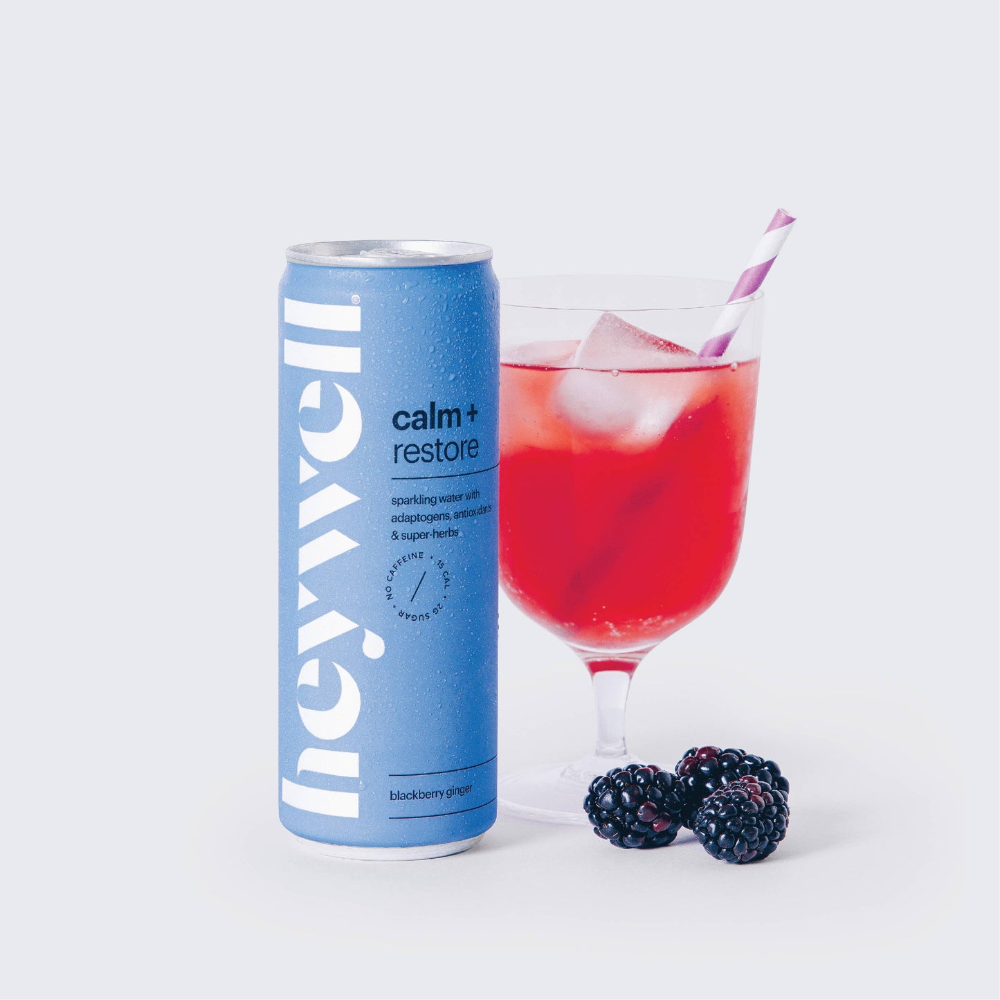 Heywell - heywell calm + restore sparkling blackberry ginger