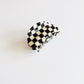 Rounded Check Hair Claw