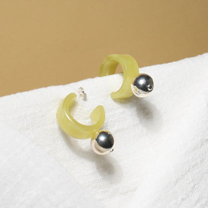 Ball Hoop Earring