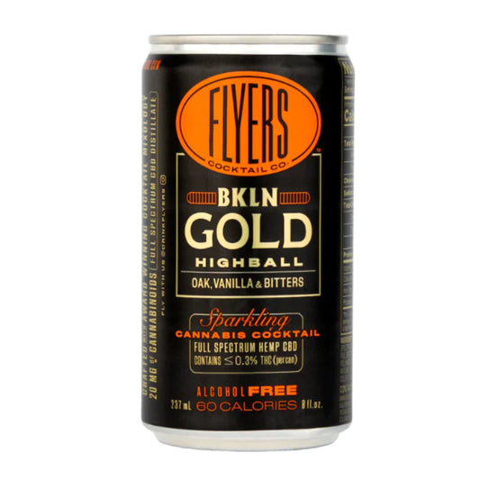 Flyers BKLN Gold Highball