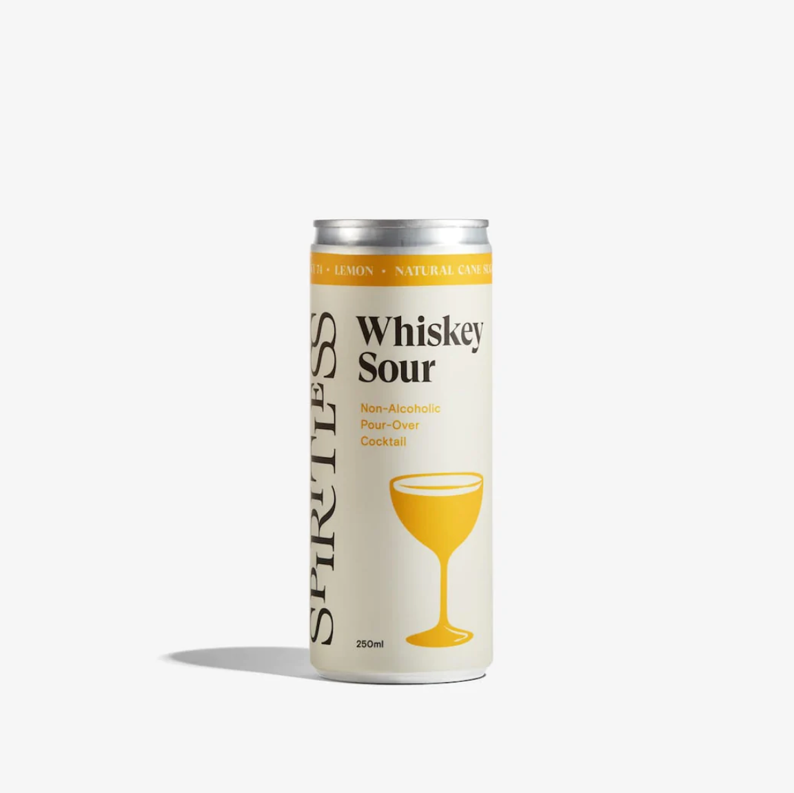 Spiritless Whiskey Sour Canned Cocktail 4 pk