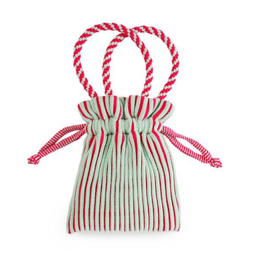 Candy Stripe Mini Tote - Verloop - Jade Fuchsia