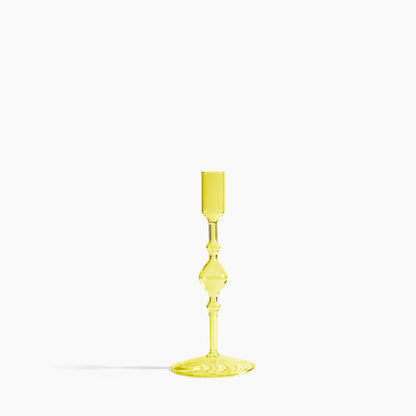 Glass Candlestick Holder - Tall - Poketo