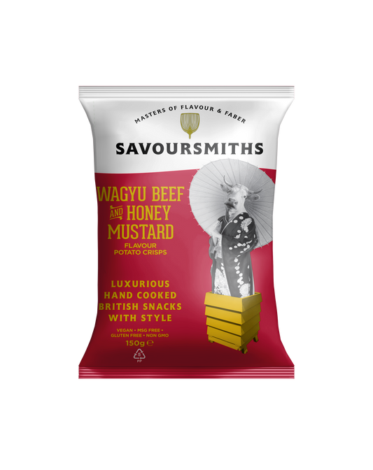 Savoursmiths Vegan Wagyu Beef Honey Mustard Crisps